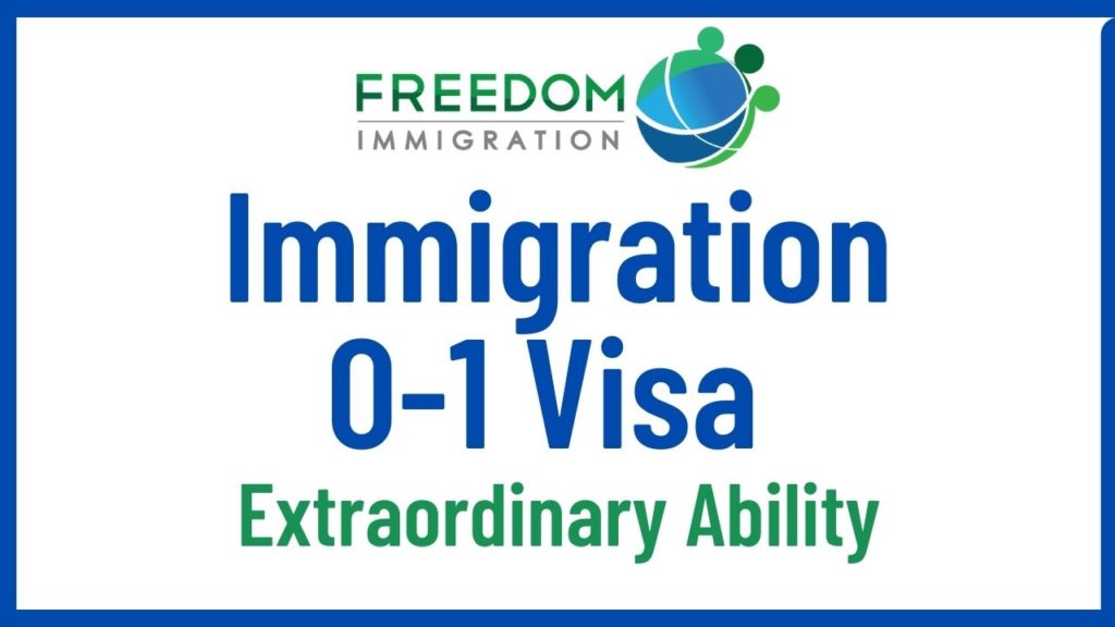 O-1 visa extraordinary ability